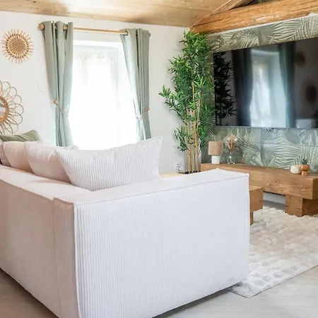 דירה Loft & Scandinave Romantique, King Size, Tv 65 נרבון