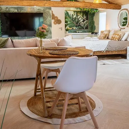 Loft & Scandinave Romantique, King Size, Tv 65 Lejlighed *